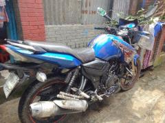 TVS Apache RTR 150 Matt Blue